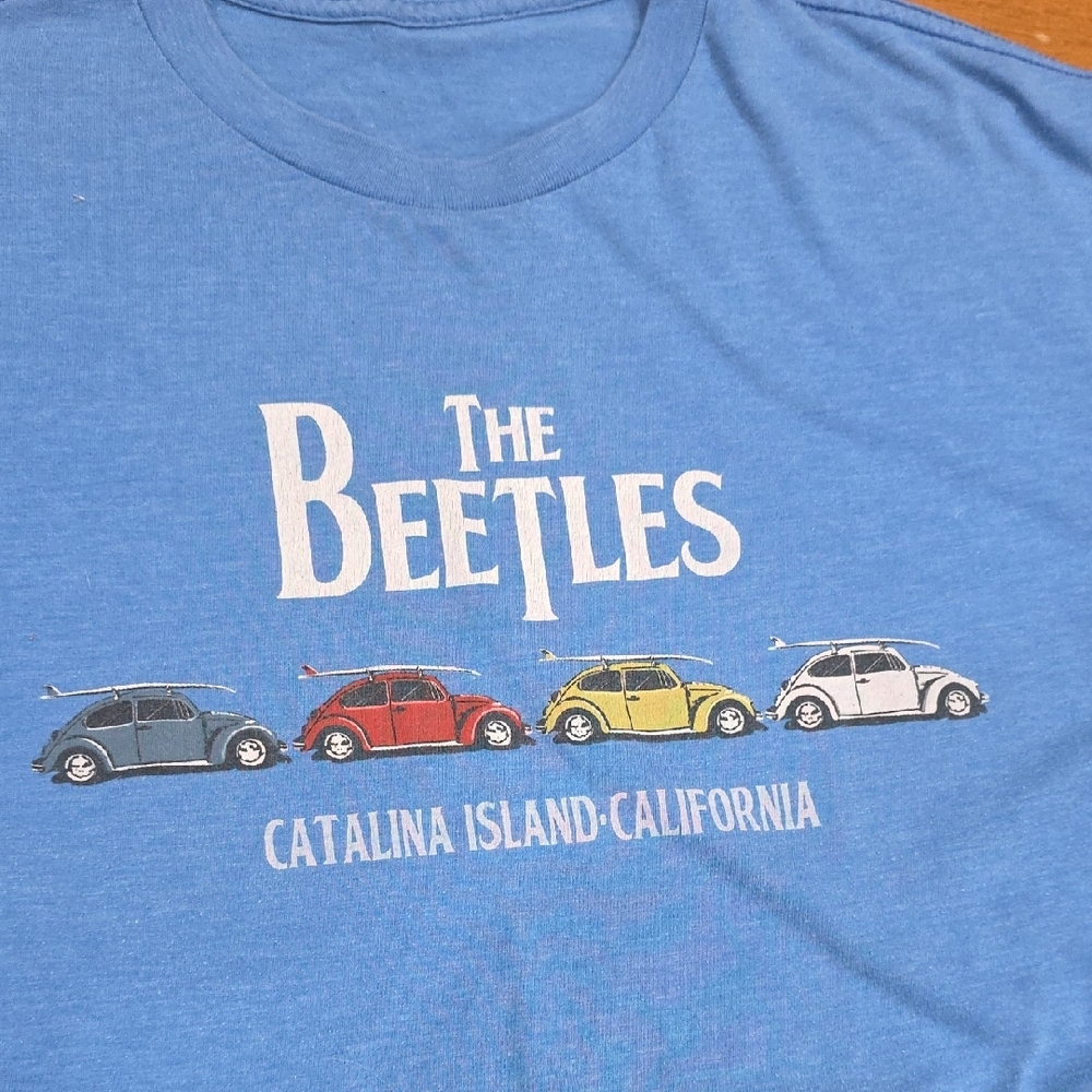 The Beetles Graphic T-Shirts in Black and Blue - Picture 3 of 3